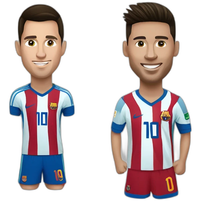 Messi et Ronaldo  emoji