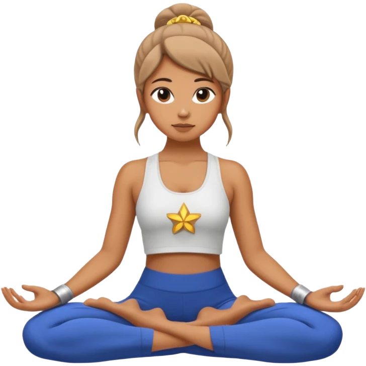 A 6 7 yoga Star Wars emoji