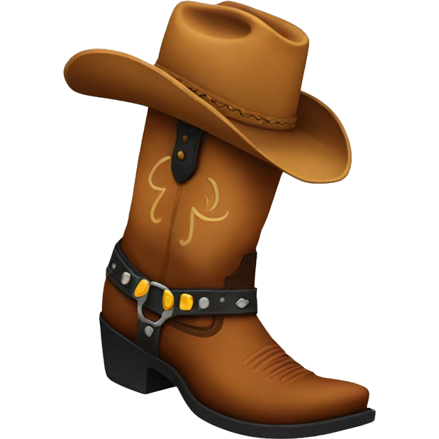 cowboy boot emoji