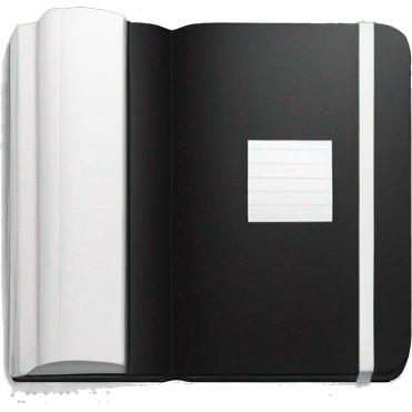black book with white logo "io" emoji