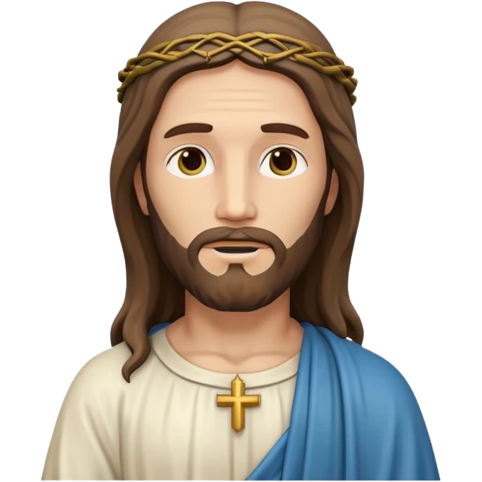 jesus statue in brazil emoji