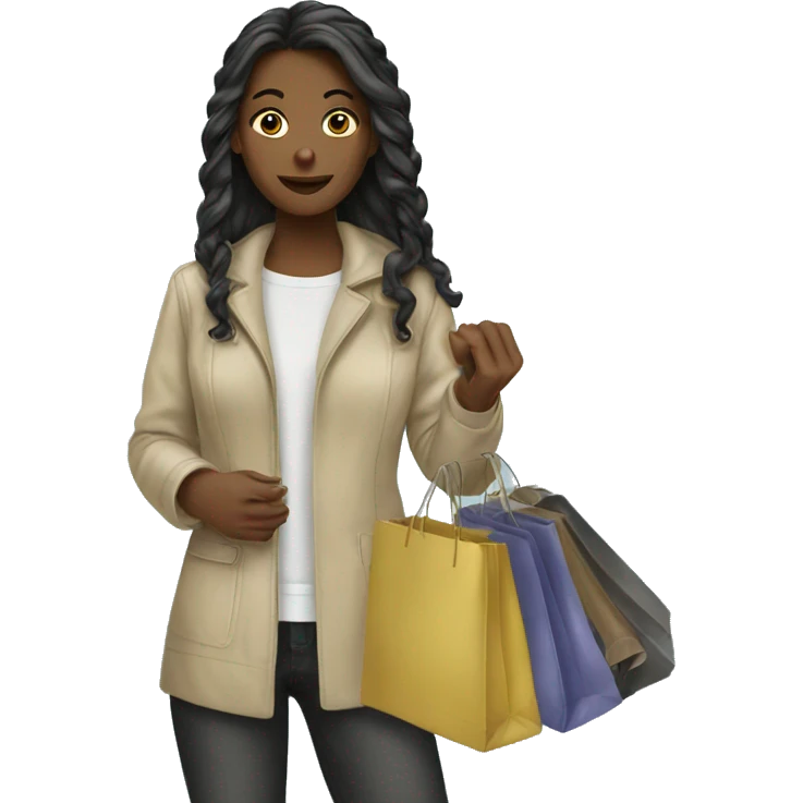 Women shopping for outfit  emoji