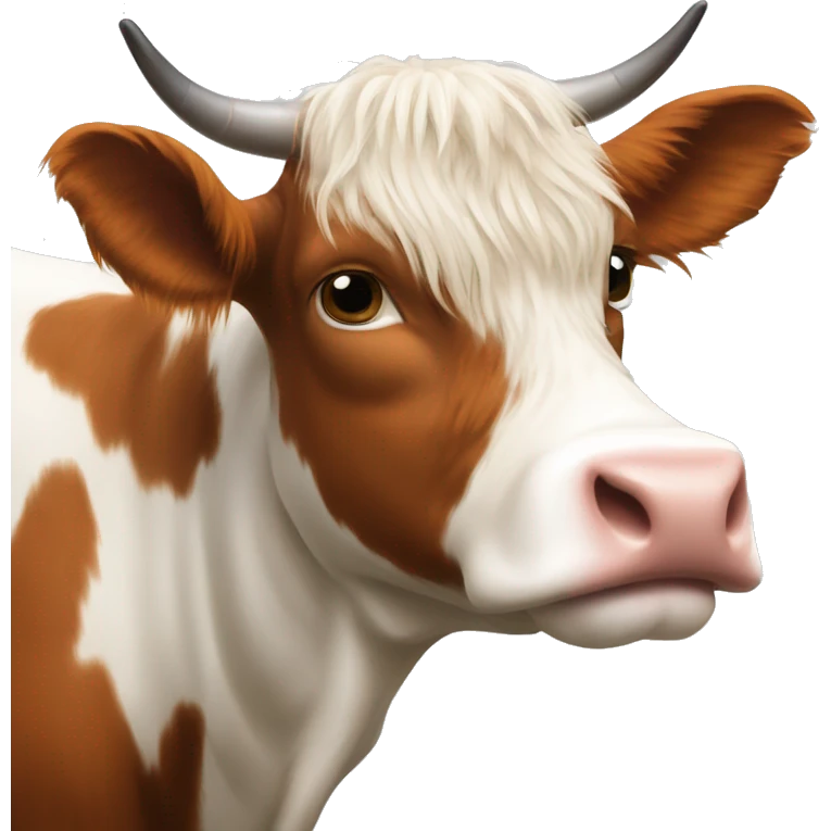 Vache highland rousse emoji