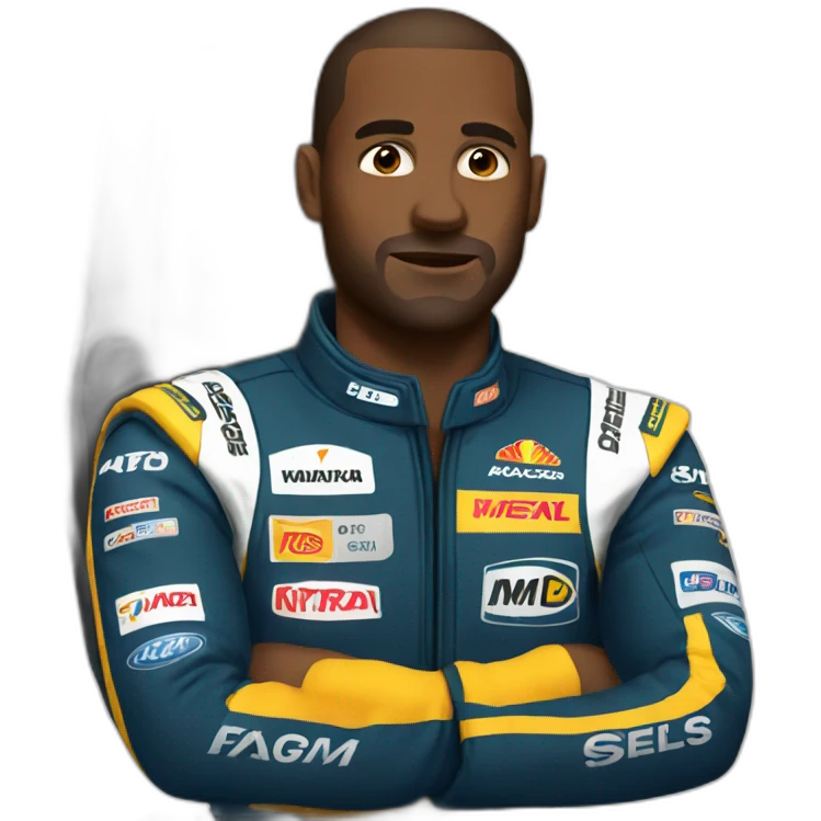 motorsports man huge chest emoji