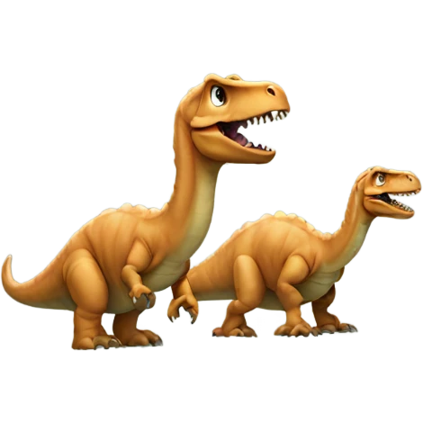 dino typing emoji