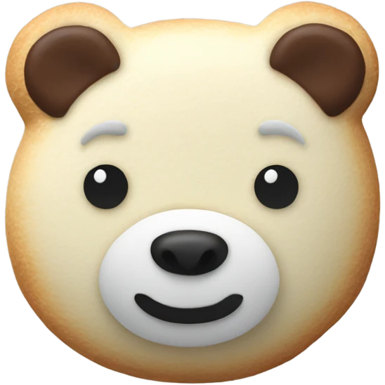 Bear-shaped marshmallows emoji
