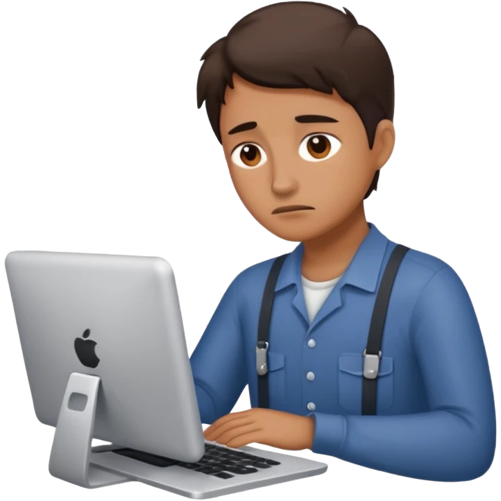 A person working with no pay emoji