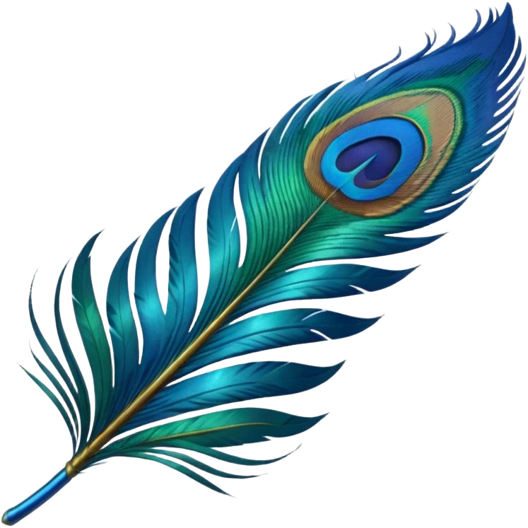 Peacock feather emojis emoji