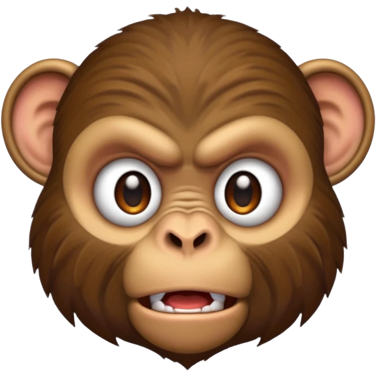 angry monkey emoji