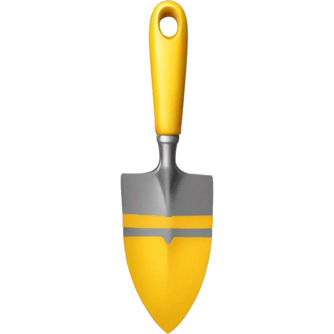 Trowel yellow  emoji