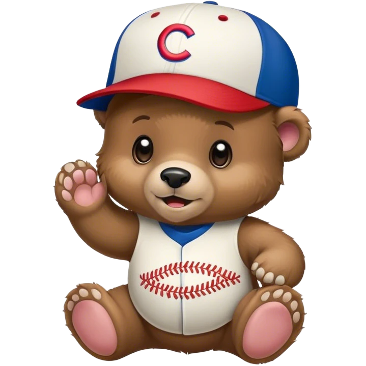 Chicago Cubs Bear Cub emoji