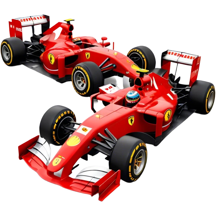 Ferrari formula one car  emoji