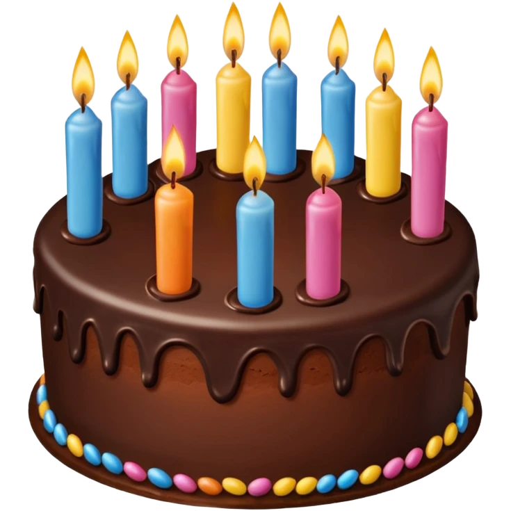 birthday cake celebrating thirty years  emoji