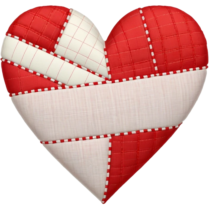 heart with patchwork pattern emoji