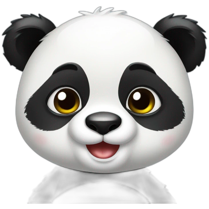 Bébé panda sur panda emoji
