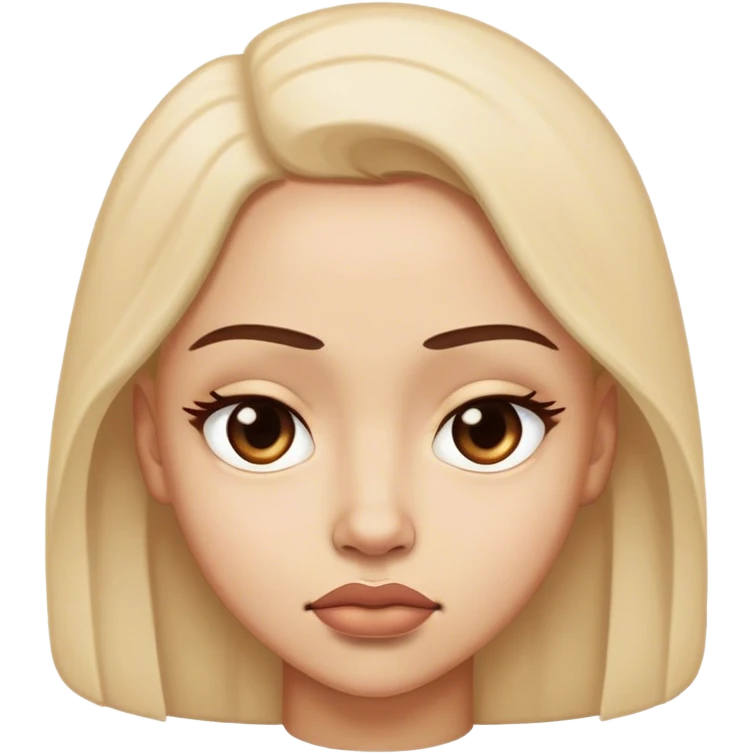 Giving side eye emoji