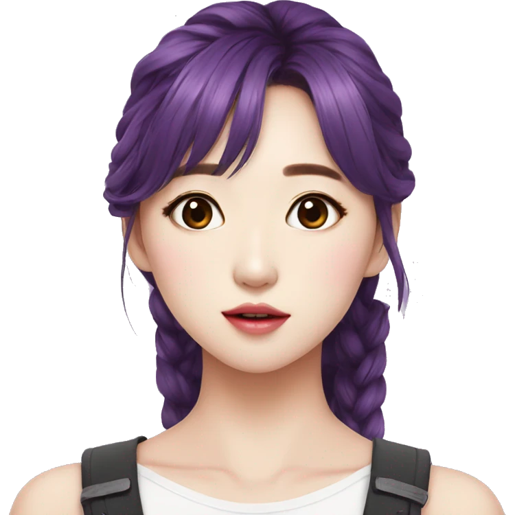 park jieun purple kiss emoji