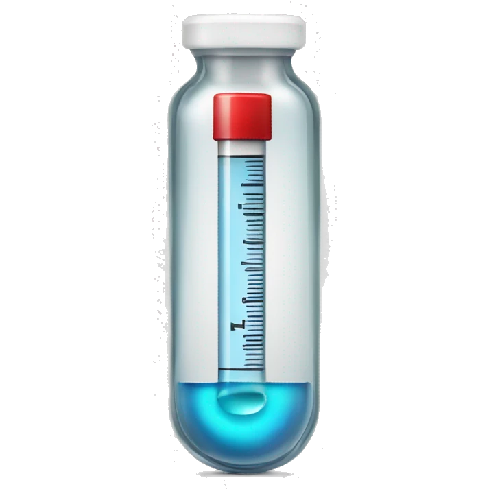 Syringe next to a vial of medicine emoji