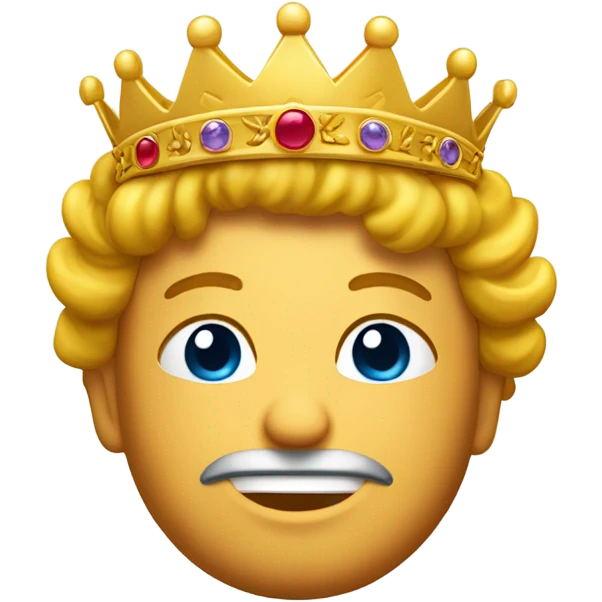 Sonne mit Krone emoji
