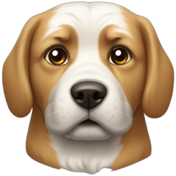 Un chien sans poil emoji