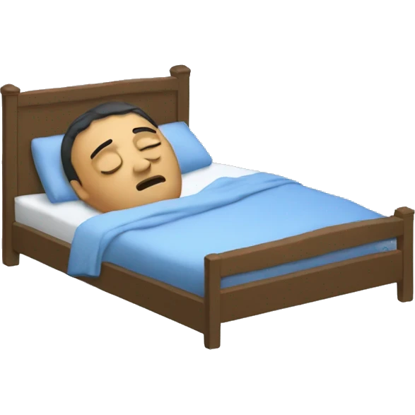 Sleep man sleep emoji