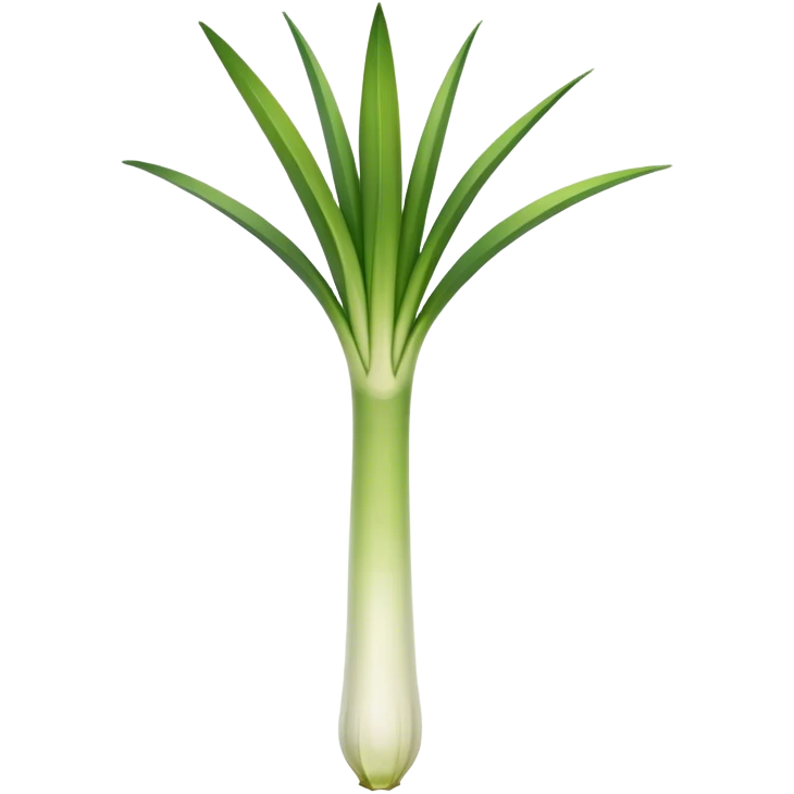 skinny leek emoji