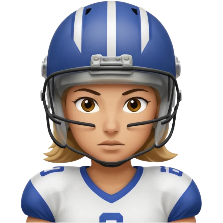 Football Players, Female player emoji