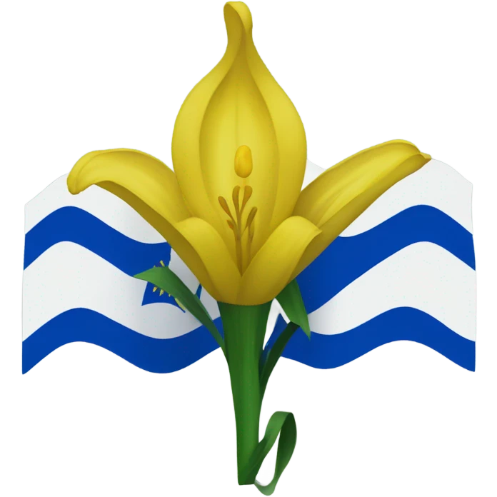 Bosnian lily flag emoji