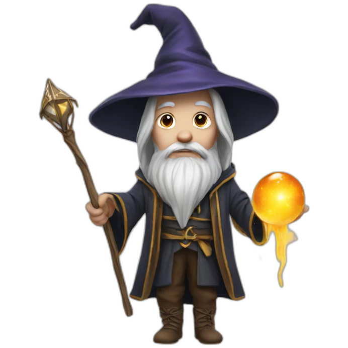 Magical wizard realistic emoji