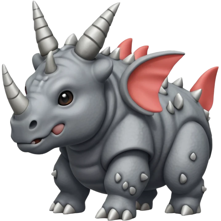 Rhyhorn-Pokémon (full body) emoji