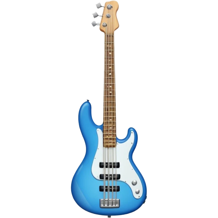 blue bass guitar emoji