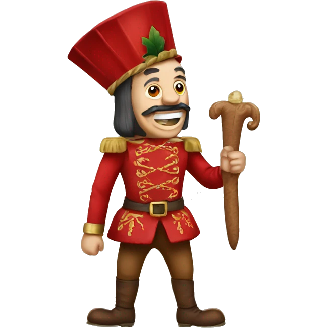 Red nutcraker emoji