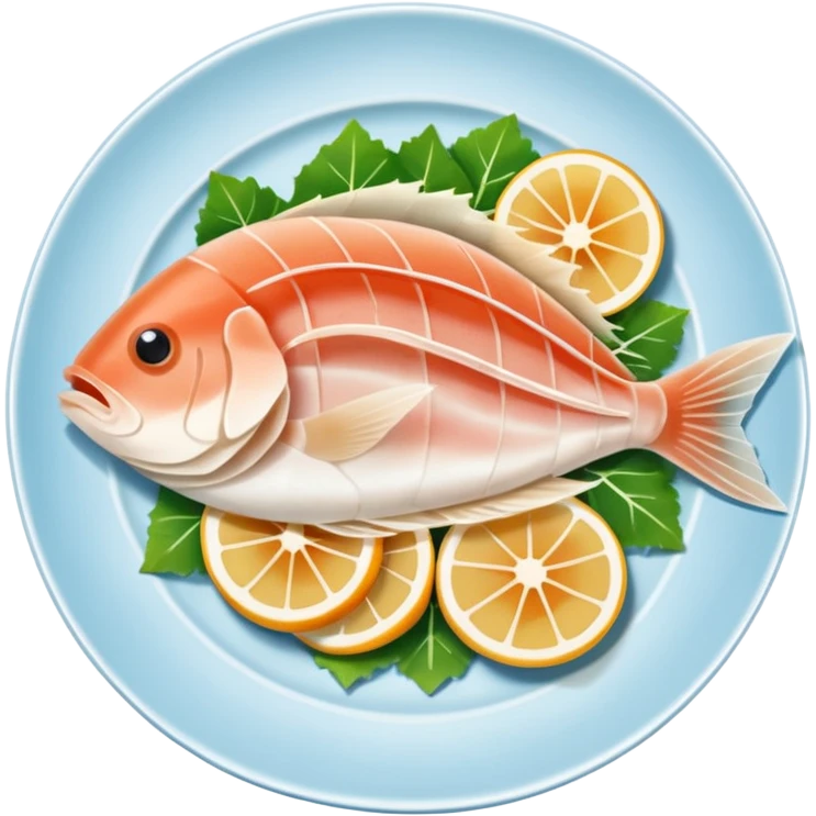 flatfish sashimi emoji