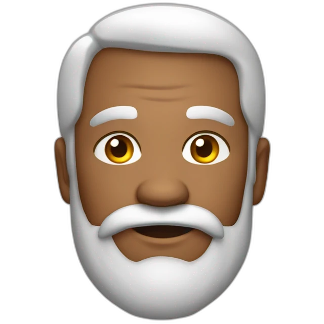 Père Noël musclé  emoji
