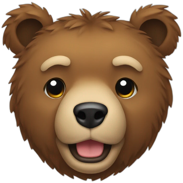 Bear cut emoji