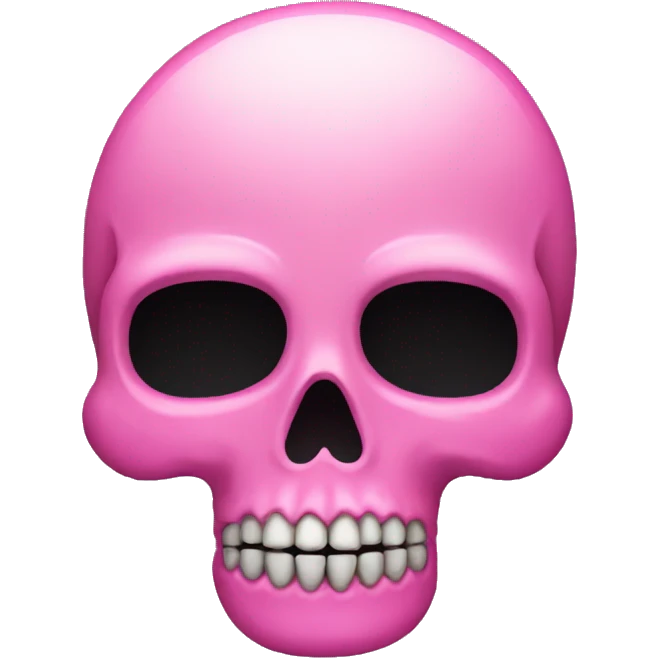pink skull emoji