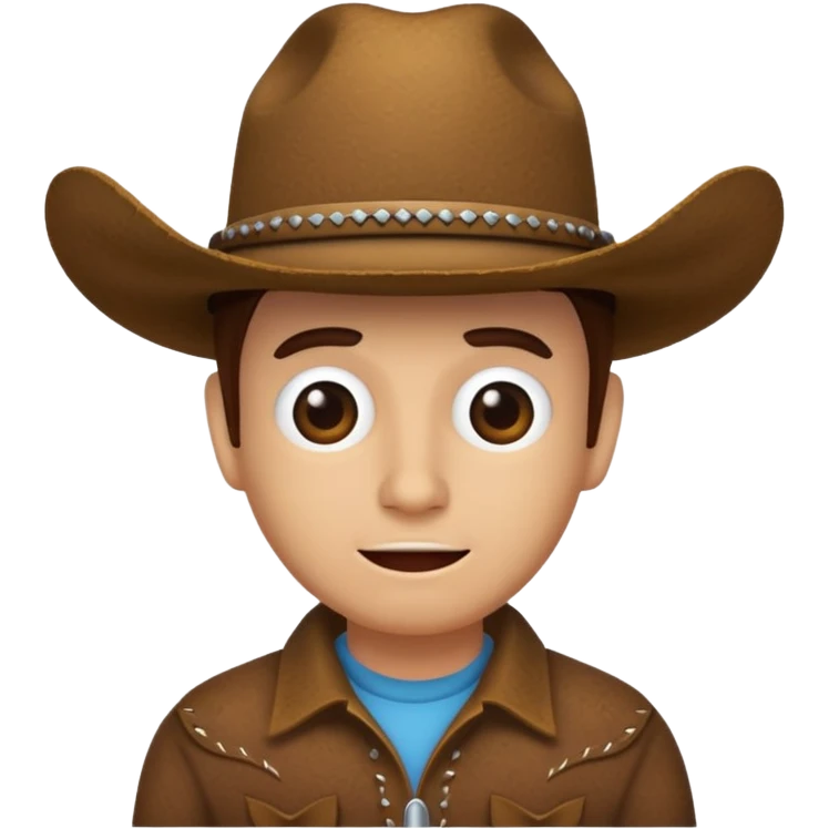 💩 wearing cowboy hat emoji