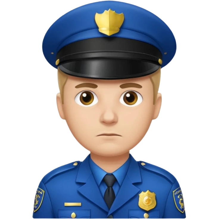 policia blanco europa emoji