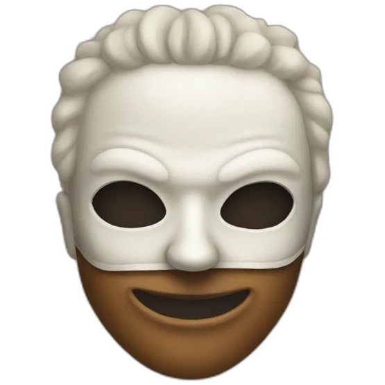 Masque alloween emoji