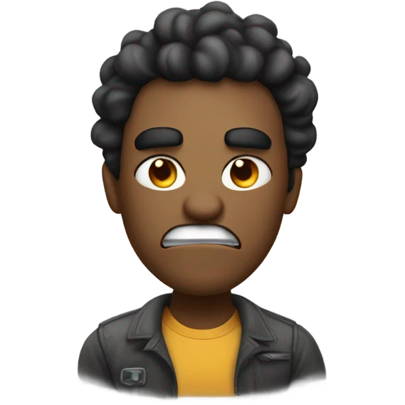 Angry with smoke coming out of ears emoji