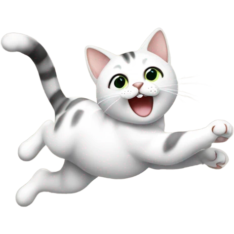 cat doing a cartwheel emoji