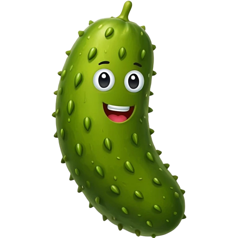 Giant pickle emoji