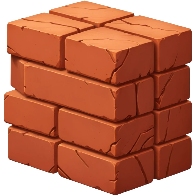 Two red bricks stacked on top of each other emoji