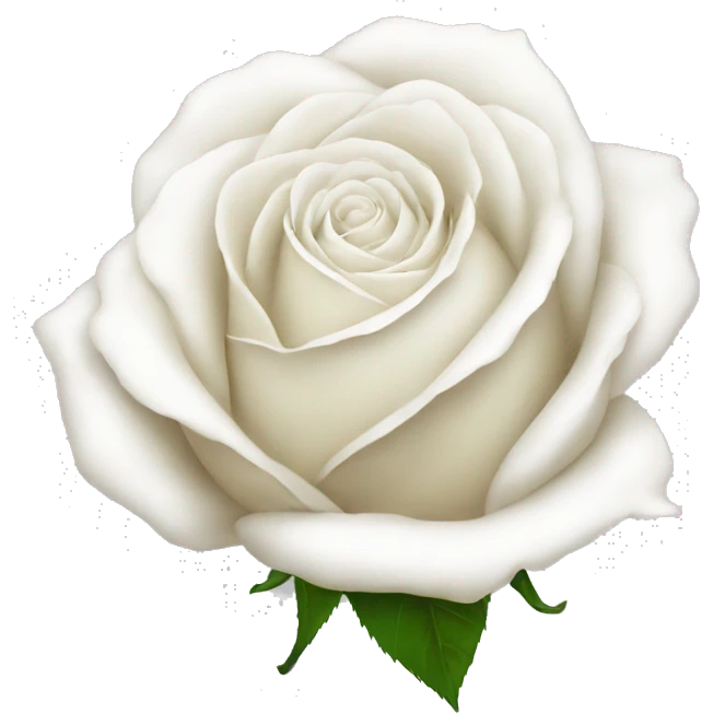 White rose emoji