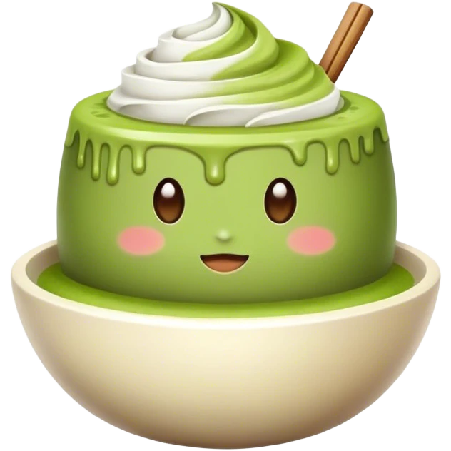 Kokos matcha emoji