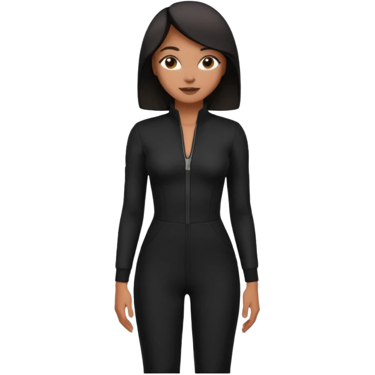 black jumpsuit emoji