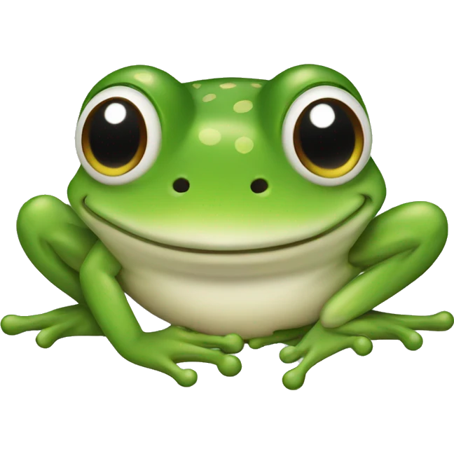 Frog in roket emoji