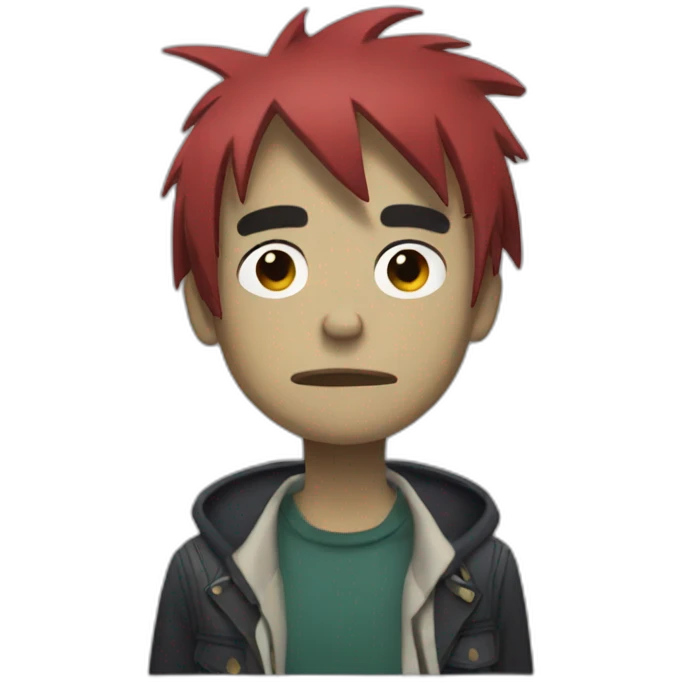 2d from gorillaz emoji