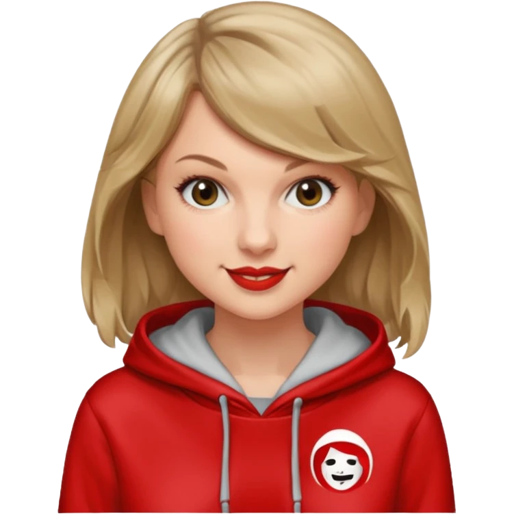 taylor swift with la casa de papel hoodie  emoji