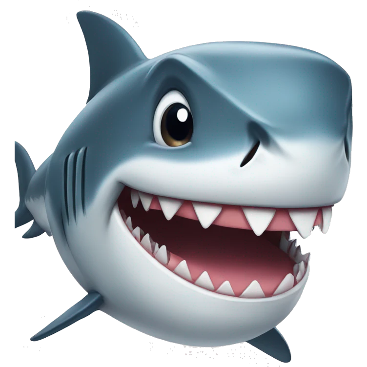 shark smile emoji